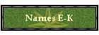 Names E-K