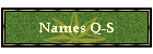 Names Q-S